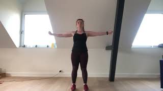 Standing YTW Shoulder Combo with Resistance Band