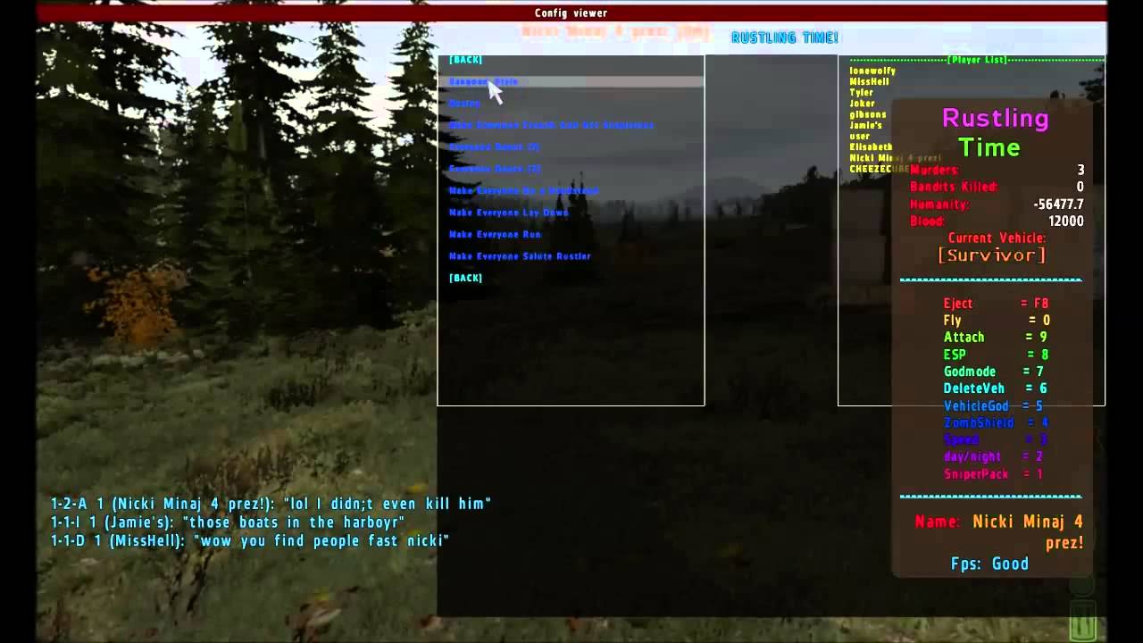 Dayz Hack ᴥ Rustler Menu w/ All the tool you need! (bypass & injector ...