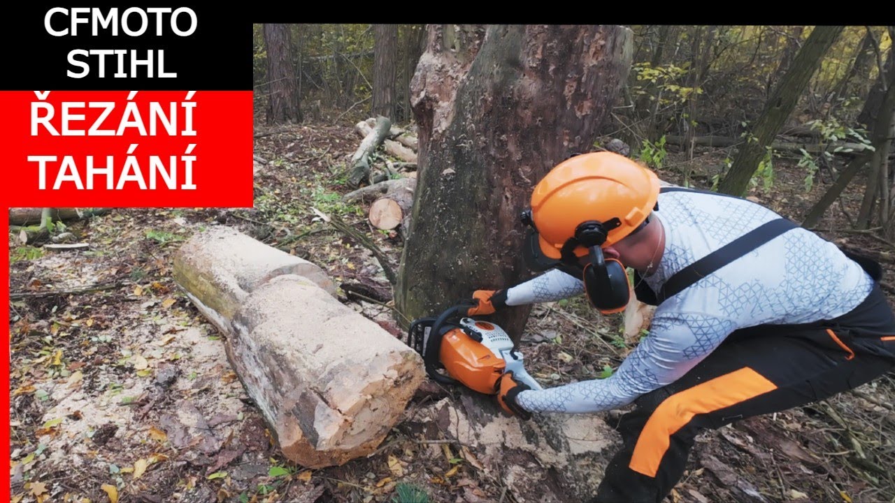 🔥Čtyřkolka CFMOTO X850 a motorová pila STIHL MS231 se nezastaví🔥