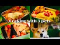JAPANESE BENTO BOX IDEAS🍱 1 Week Husband Bento! Omelette Rice｜Cooking With Dogs And Cat