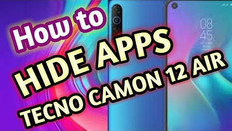 How to hide apps in tecno camon 12 air | Tecno spark 4 | Without any app 🤔🤔