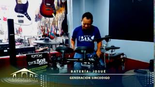 josué baterista de sin código