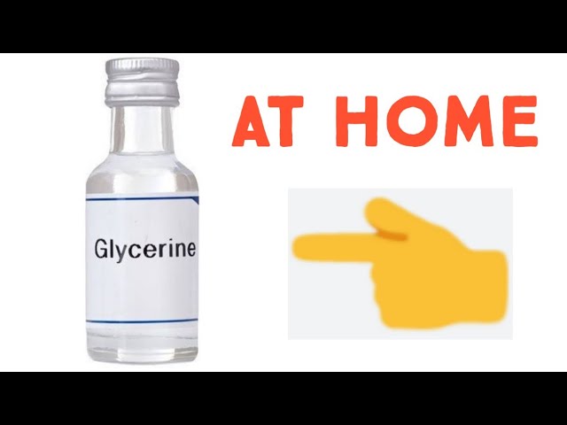 How to make Glycerine at home/Homemade glycerine/diy glycerine/Rose  glycerine/Glycerine making at 🏠 