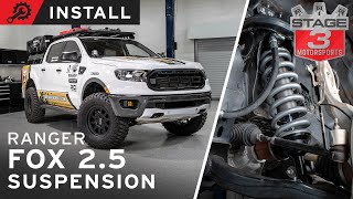 2019  2021 Ranger Fox 2.5 Coilover Suspension and Rear Shock Install