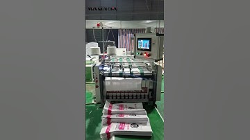 BCS Line pp woven bag cutting sewing making machine lamination bag forming machine