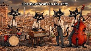 The Best Seats in the City. – Warm Vintage Noir Jazz at Sunset