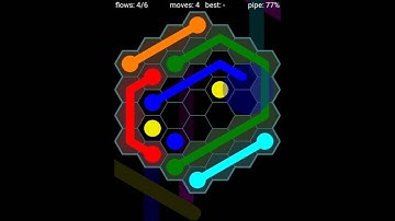 Flow Free Hexes   7x7 Mania   Level 136