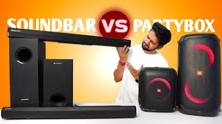 PartySpeaker vs Soundbar/5.1 System. Which One is Best?