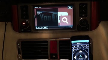 Raspberry Pi 3 in Range Rover Vogue 2005 model (Touch Screen and MOST network), running KODI