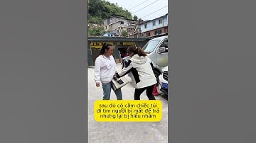 Cô gái  giúp đỡ chị gái lấy lại chiếc túi bị mất trộm và cái kết #shorts