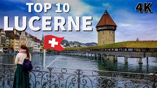 LUCERNE SWITZERLAND 🇨🇭 Top 10 Things to do in Lucerne | Pilatus, Chapel Bridge, Old Town, & More