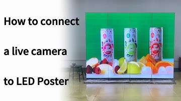 How to display live screen with LED poster screen #nseled #nseledcloud #nseledeurope
