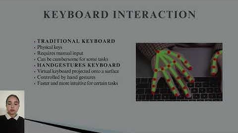 Industrial / Practical Training :The Virtual Hand Gesture Keyboard is a Python-based