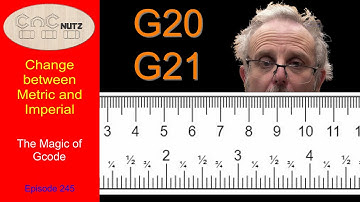 Change between Inches and millimeters on your CNC - CNCnutz Episode 245