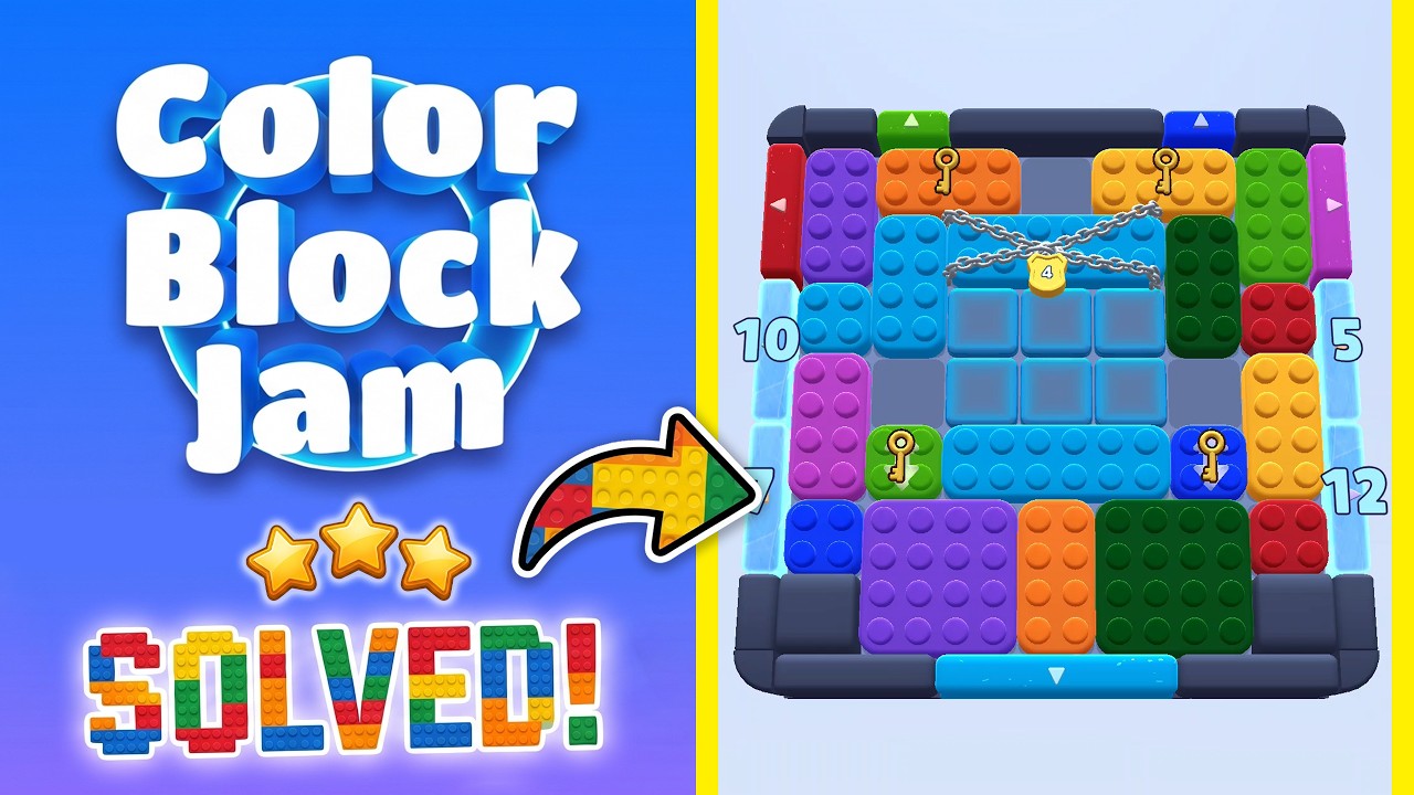 Color Block Jam - Level 204 Walkthrough 🧩 | New Update Solution