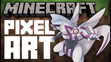 Palkia - Minecraft Pixel Art Speed Build