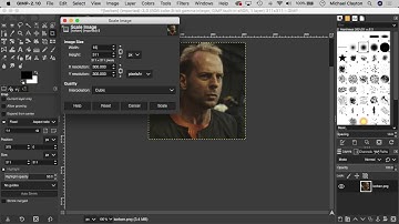 GIMP 2.10 - Cropping and Scaling Images / Saving Images as PNG, GIF, and JPG
