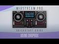 Using dropbox  numark mixstream pro quickstart guide
