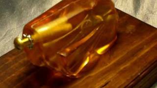 1953 Pontiac Hood Ornament Insert in Amber