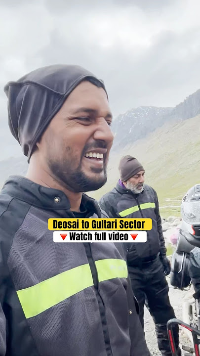 Enjoyed rainy day in deosai in minus temperature