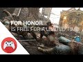 For Honor is FREE for a limited time!