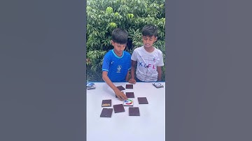 Sultan or Tamim playing amazing memory matching game. #funny #shorts #funwithbrotherz