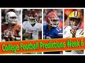 College Football Predictions Week 6