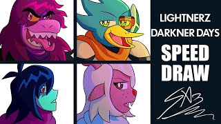 Lightnerz -  Darkner Days | Deltarune Chapter 2 | Speed Draw Timelapse @SebastianAriza