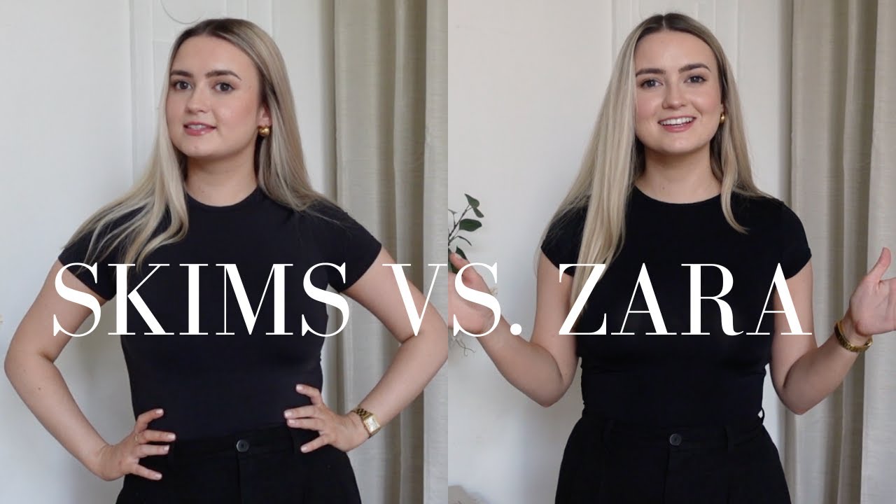 SKIMS VS. ZARA! Testing skims dupes and SKIMS review! 