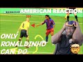 Basketball Fan American Reacts to 10 Things Only Ronaldinho Can Do | BaffourHD