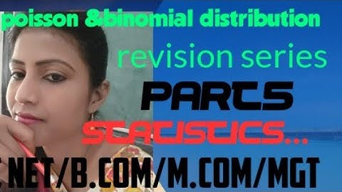 quick revision#Probability distribution #poisson #binomial #ugc net commerce &mgt#b.com#m.com