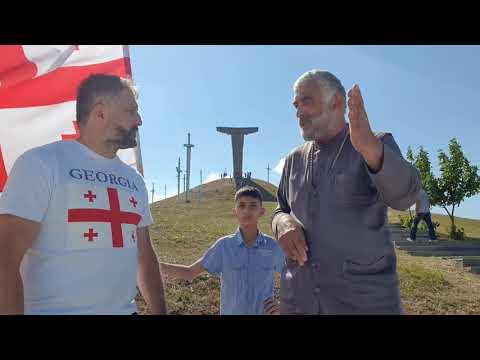 დიდგორის ბრძოლა 21-ე საუკუნეში. მამა გურამ ოთხოზორია და თემური ცათიაშვილი. 12/08/2020