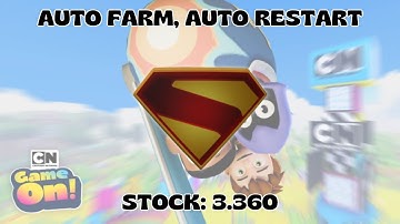 [UGC LIMITED] - SUPERMAN CARTOON NETWORK SCRIPT - AUTO FARM, AUTO RESTART