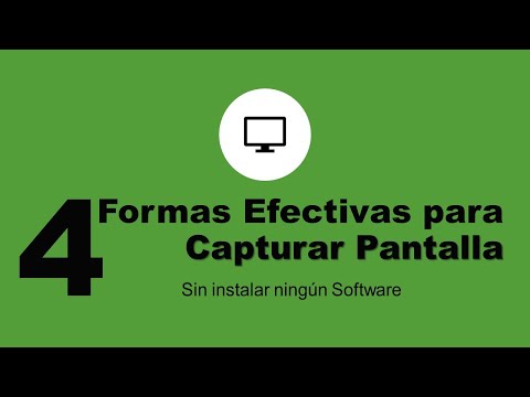 Cómo abrir la pantalla de recorte de Windows 10 con el botón Impr Pant - Video