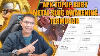 APLIKASI TOPUP RUBY METAL SLUG AWAKENING TERMURAH ! DIPAKAI JUALAN AUTO CUAN.. screenshot 4