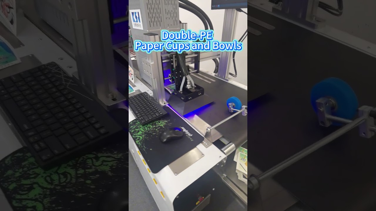 CSJ ONE PASS Digital Printer for Double-PE Paper cups and Bowls Printing