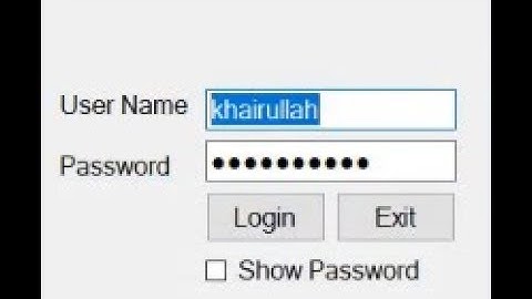 0003 -  C# | Tutorial Checkbox & Checklist (How to show/hide Password characters in run-time)