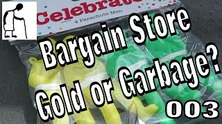 Bargain Store Gold or Garbage? 003 4 pack Parachute Men