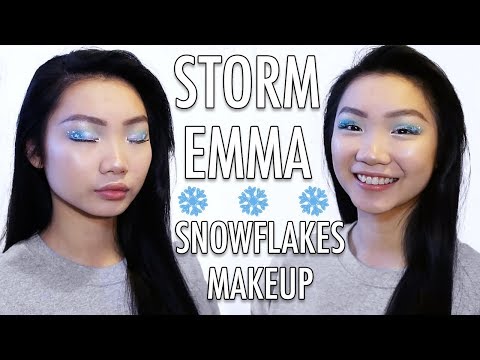 STORM EMMA SNOWFLAKES MAKEUP LOOK ❄️