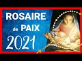 Rosaire de la Vierge Marie 🙏Obtenir la Paix 🕊️5 Janvier 2021