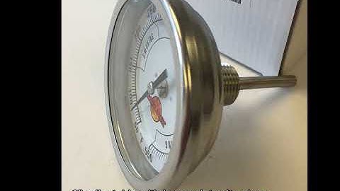 LavaLock 3" Adjustable Gas Charcoal Smoker Pit Grill BBQ Thermometer