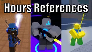 Hours References in Other Games