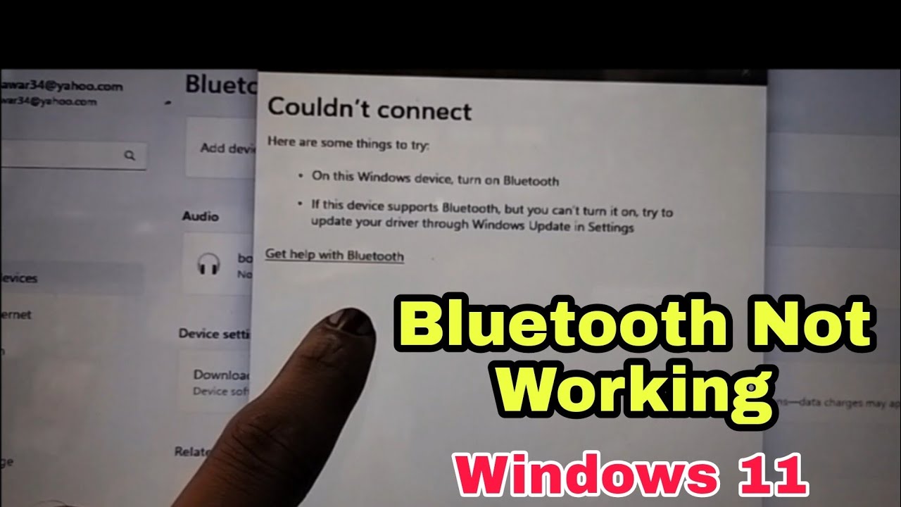 How to Fix Bluetooth Not Working in Windows 11 | Bluetooth Connecting ...