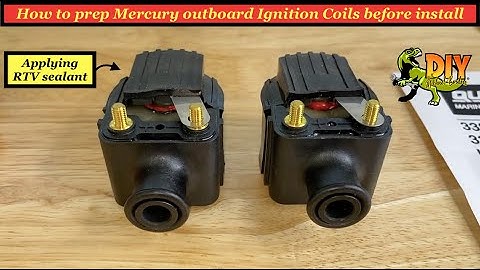 How to prep Mercury outboard Ignition Coils with RTV Sealant