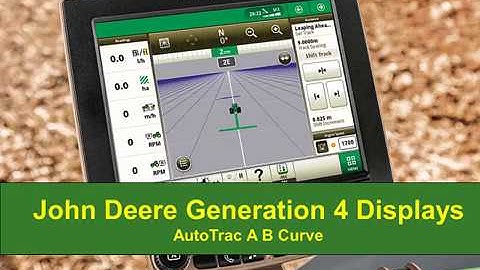 How To Create An AutoTrac™ Ab Curve | John Deere Generation 4 Display