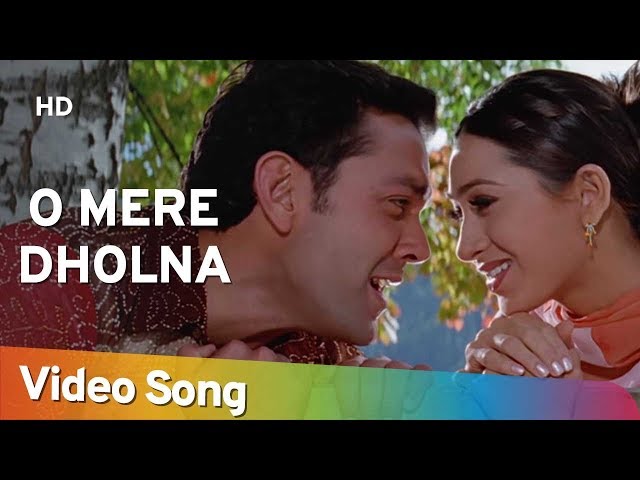 O Mere Dholna | Aashiq (2001) | Bobby Deol | Karisma Kapoor | Filmi Gaane class=