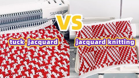 Tuck Jacquard vs Jacquard: Master 2 Advanced Knits! | SK280 | Knitting Machine | Beginner | Knitting