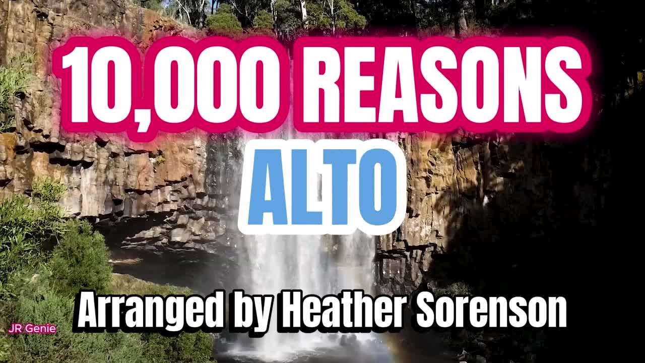 10 000 Reasons Bless The Lord ALTO Choral Guide Arranged By 10 000 reasons bless the lord alto choral guide arranged by