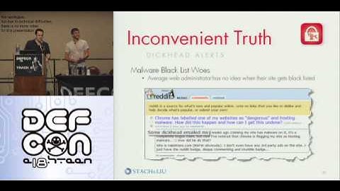 DEFCON 18: Lord of the Bing: Taking Back Search Engine Hacking from Google and Bing 3/4
