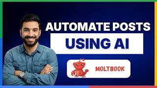 How to automate Moltbook posting using AI[LATEST GUIDE]